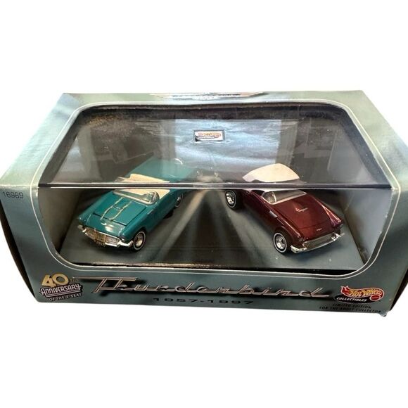 Hot Wheels 40th Anniversary 1957-1997 Ford Thunderbird Limited Edition - Picture 1 of 11